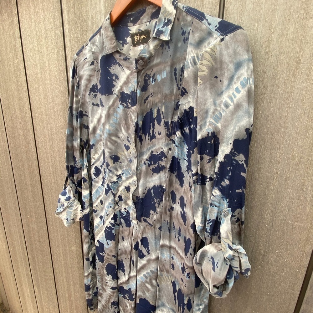 Johnny Was BIYA Silk Blouse - Picture 4 of 8